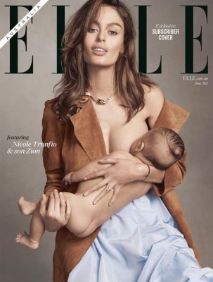 breast feeding super model